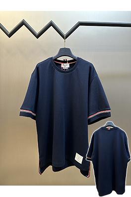 トムブラウンタグ半袖シャツ