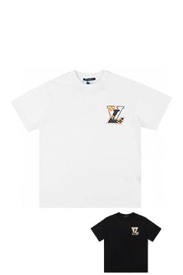 ルイヴィトンパッチワークロゴプリントTシャツ半袖シャツ