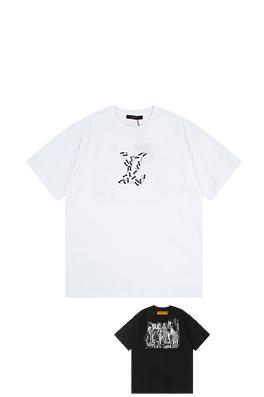 ルイヴィトン前後プリントLOGOTシャツ