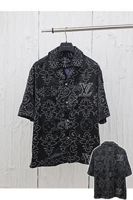 ルイヴィトン刺繍入りショートスリーブシャツ