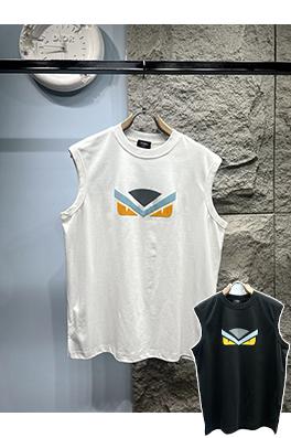 フェンディスーパーコピー新しいモンスターロゴベストTシャツ