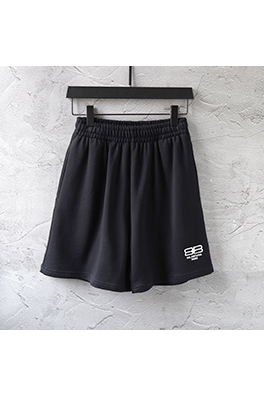 バレンシアガコピー アルファベットBB刺繍クロップドパンツショーツビーチパンツ