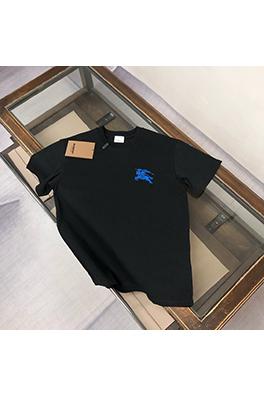 バーバリースーパーコピーカップルラウンドネック半袖Tシャツ