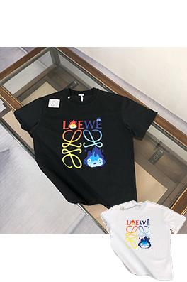 ロエベ ロゴプリント柄クルーネック半袖Tシャツ