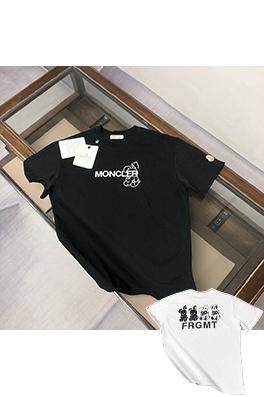 モンクレールスーパーコピー 前後ブランドプリントロゴ半袖Tシャツ