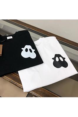 バーバリー 胸の小さなモンスタープリント半袖Tシャツ