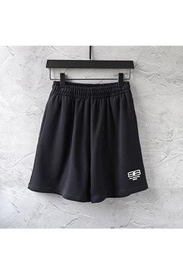 バレンシアガコピー アルファベットBB刺繍クロップドパンツショーツビーチパンツ