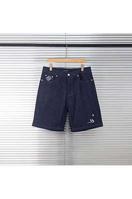 ルイヴィトンコピーLvセーリング刺繍デニムショーツ
