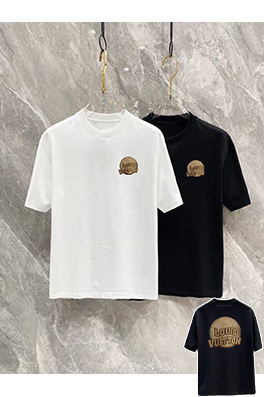 ルイヴィトンコピーカウンター半袖ラウンドネックTシャツ