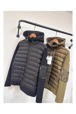 モンクレールMONCLERスーパーコピーウールパッチニットダウンジャンパー