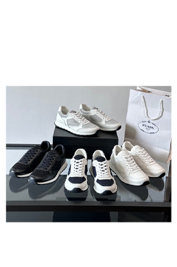 プラダ スーパーコピーメンズ プラックス 2.0 リナイロン＆スエード スニーカー