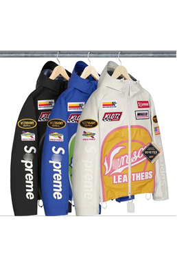 シュプリーム+VANSON LEATHERSパーカー フードジャケット　アウター