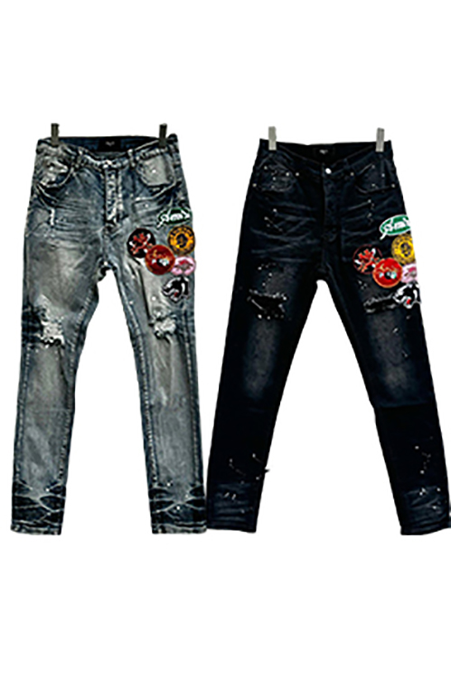 アミリ スーパーコピーデニムパンツダメージ加工