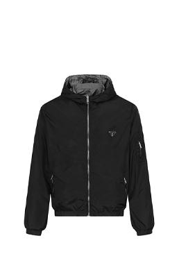 プラダ スーパーコピーシンプル フードジャケット パーカーアウター両面