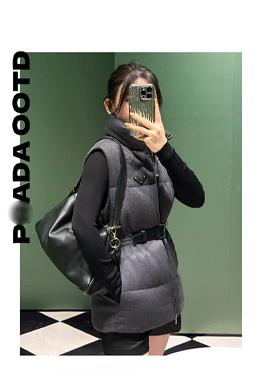 プラダ スーパーコピーレディース ベスト トライアングルロゴ