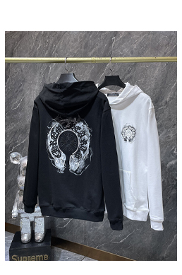 クロムハーツスーパーコピー ホースシュー デザイン フードジップアップ