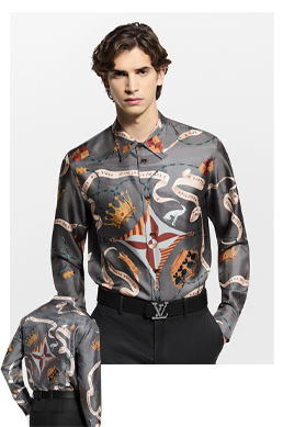 ルイ・ヴィトンメンズ レディース キーポル ボストンバッグ デニムシャツ