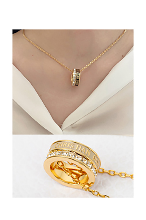 ディオール レディース エレガント チェーン ネックレス