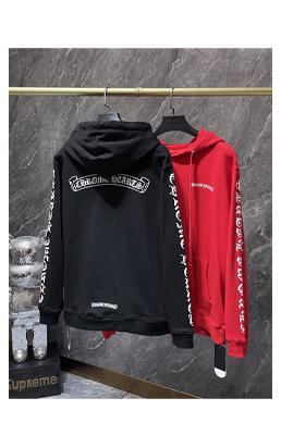 クロムハーツ ホースシュー ロゴ フードジップパーカー