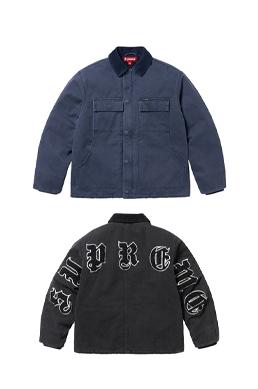 シュプリーム中綿シャーリング ボンバージャケット バッファロー プラッド