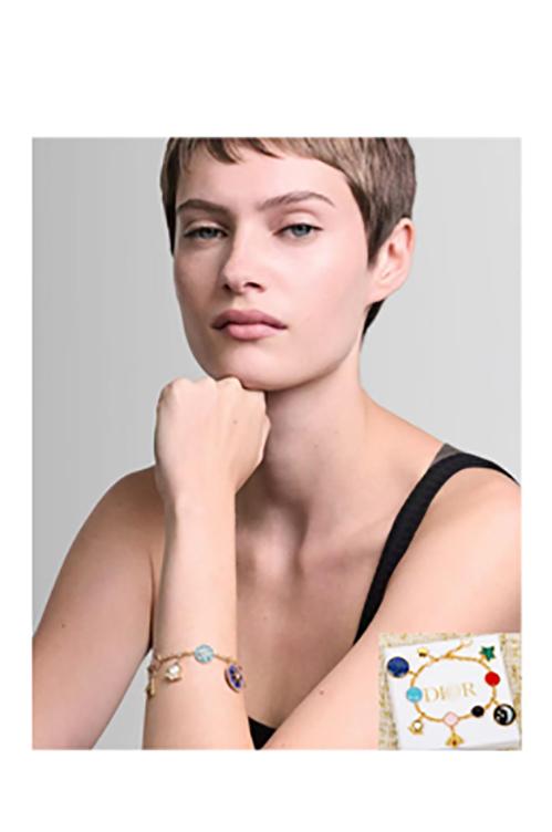 ディオールROSE DES VENTS  オブリーク チェーン ブレスレット