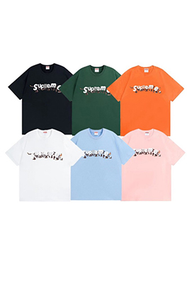 シュプリームメンズ レディース 半袖Tシャツ