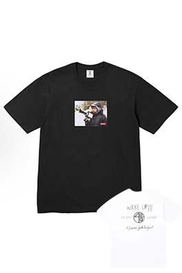 シュプリーム&times;40 ACRESメンズ レディース 半袖Tシャツ
