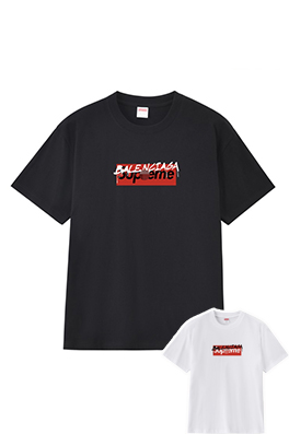 シュプリーム&times;バレン メンズ レディース 半袖Tシャツ