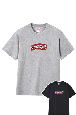 シュプリーム&times;コムデギャルソンメンズ レディース 半袖Tシャツ
