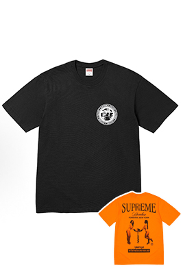 シュプリームコピーロゴプリントコットンTシャツデイリーに使える万能半袖
