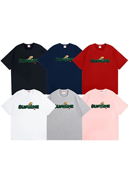 シュプリームSupremeロゴプリント半袖Tシャツストリート感あふれる定番デザイン