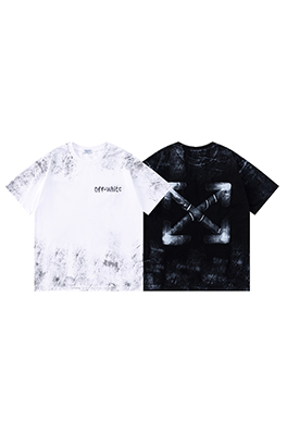 オフホワイトコピーロゴプリントメンズ レディース 半袖Tシャツ