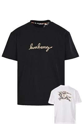 バーバリースーパーコピープリントロゴ 半袖Tシャツ 人気アイテム