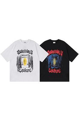 バレンシアガ ストリート ロゴプリント 半袖Tシャツ