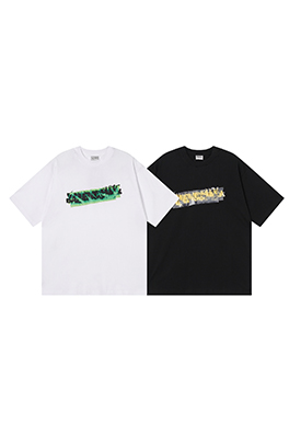 バレンシアガ コピーシグネチャーロゴ 半袖Tシャツ メンズ必見