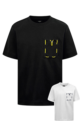 フェンディコピーメンズ レディース 半袖Tシャツ