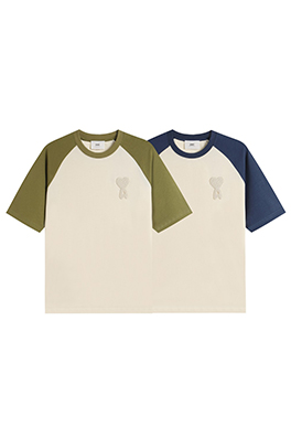 アミ  メンズ レディース 半袖Tシャツ