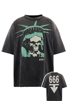 セント マイケル メンズ レディース 半袖Tシャツ