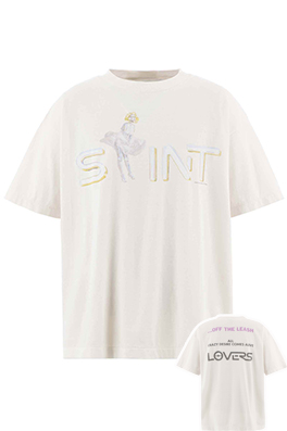 セント マイケル メンズ レディース 半袖Tシャツ