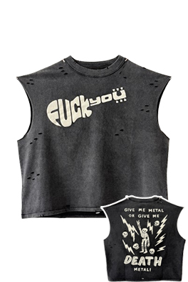 FUCK U ROCK &amp;ROLLメンズ タンクトップ