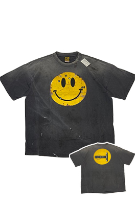 セント マイケル&times;THE KLF SMILEメンズ レディース 半袖Tシャツ