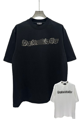 バレンシアガメンズ レディース 半袖Tシャツ