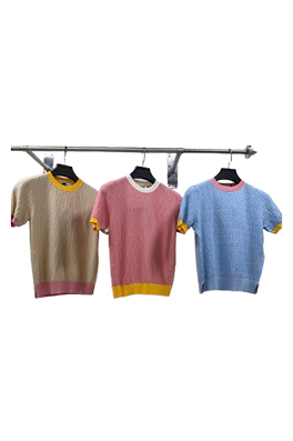 フェンディレディース　ニット 半袖Tシャツ