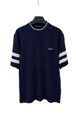 ルイヴィトン メンズ レディース　ニット 半袖Tシャツ