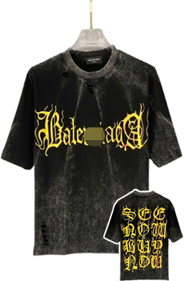 バレンシアガ メンズ レディース 半袖Tシャツ