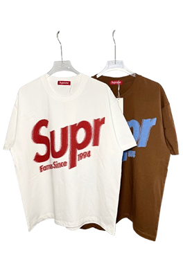 シュプリームメンズ レディース 半袖Tシャツ