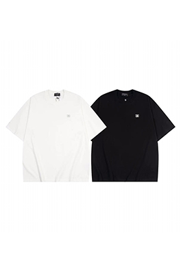 シャネル ストリート系ファッション定番半袖T カップルコーデおすすめ半袖Tシャツ