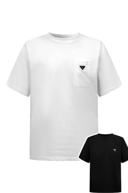 プラダ男女兼用ユニセックス半袖Tシャツ