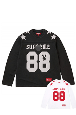 シュプリーム &times; PLAYBOYメンズ レディース 長袖 Tシャツ