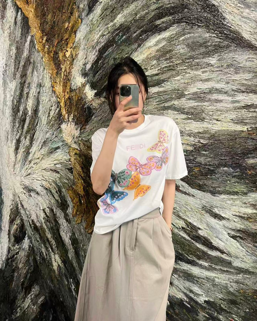 フェンディスーパーコピーレディース 半袖Tシャツ